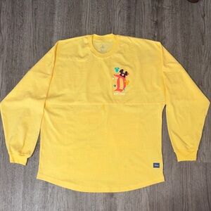 Disney Oversized Yellow Shirt  Logo